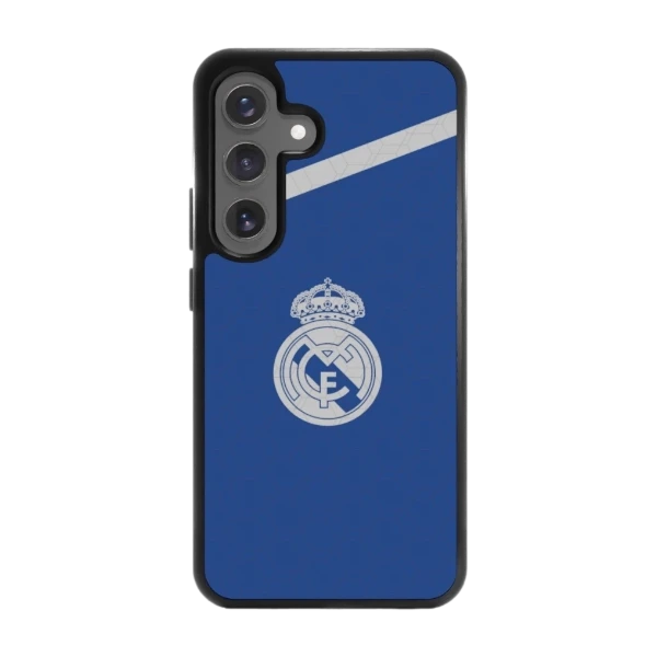 Phonecases3D Samsung Galaxy S25 Real Madrid -3D suojakuori, musta