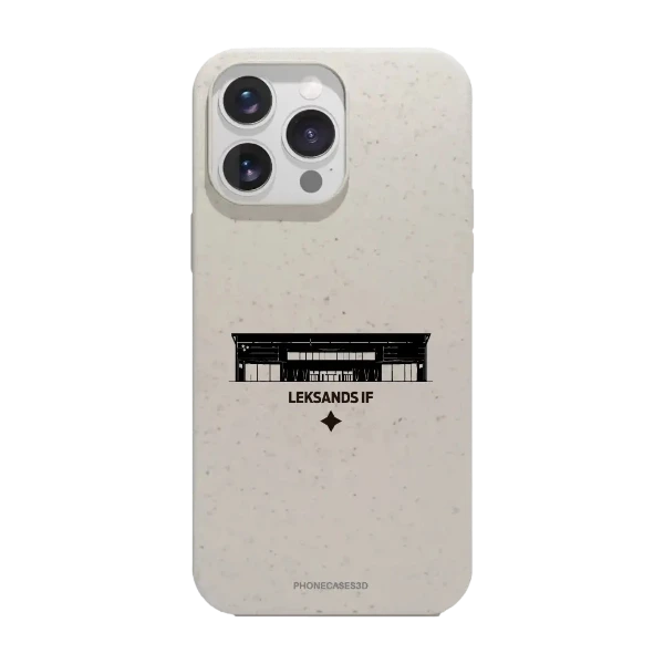 Phonecases3D iPhone 16 Pro Max Leksands IF kompostoituva suojakuori, valkoinen