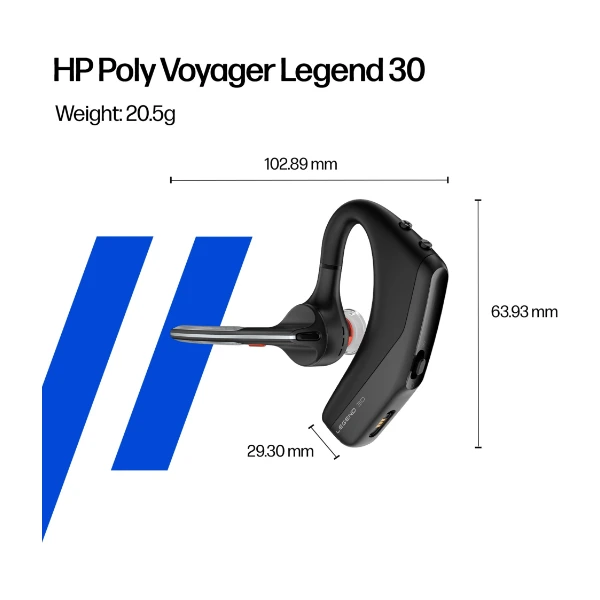 HP Poly Voyager Legend 30 trådløst headset, svart - Power.no