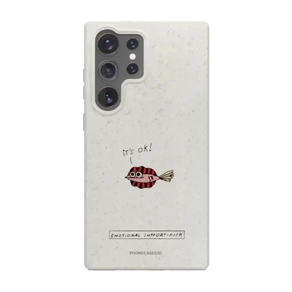 Phonecases3D Samsung Galaxy S25 Ultra Maja Säfström kompostoituva suojakuori, valkoinen