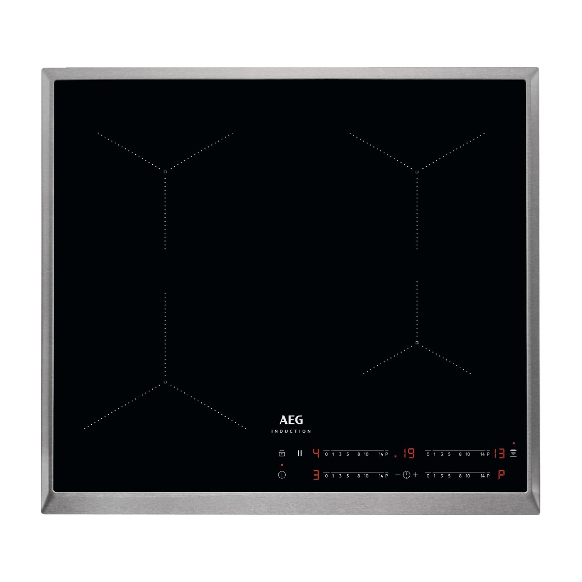 IKB64431XB, Sort, Innebygd, 60 cm, Sone induksjonstopp, 4 sone(r), 4 sone(r)