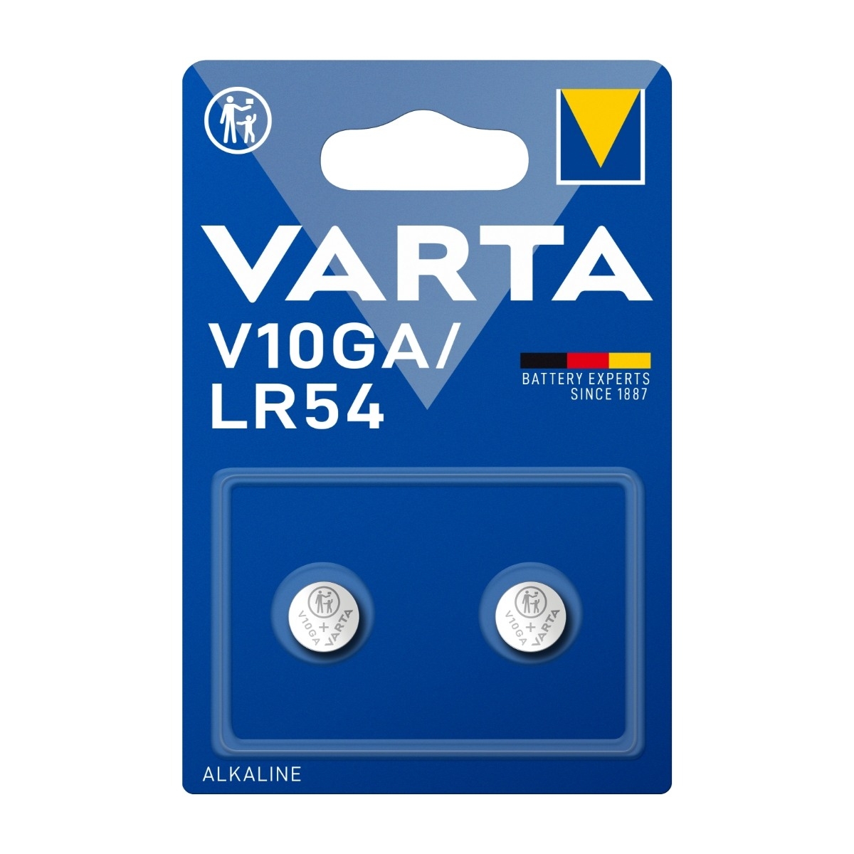 V10GA/LR54 Alkaline 2 Pack