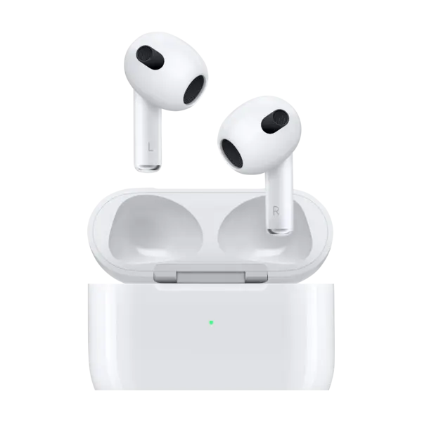 Apple AirPods (Tredje Generationen) med Lightning-laddningsetui - Power.se