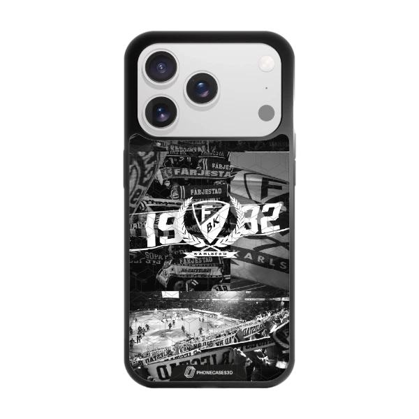 Phonecases3D iPhone 17 Pro Max Färjestad BK -3D suojakuori, musta