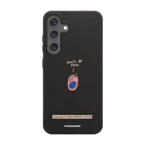 Phonecases3D Samsung Galaxy S25+ Maja Säfström kompostoituva suojakuori, musta