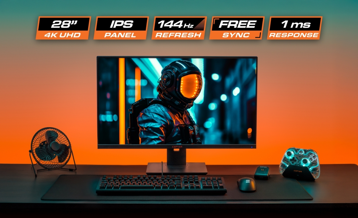 Cepter E-Sport Pro 28" 4K 144 Hz.