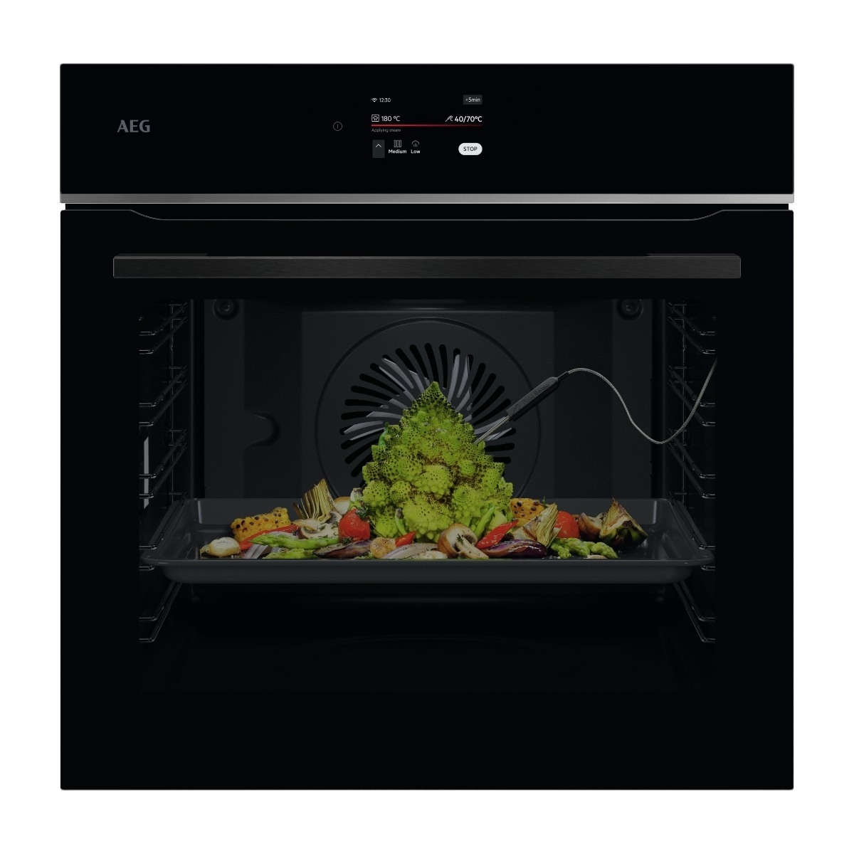 AEG 7000-serien TE8PB73XAB indbygningsovn billede 1