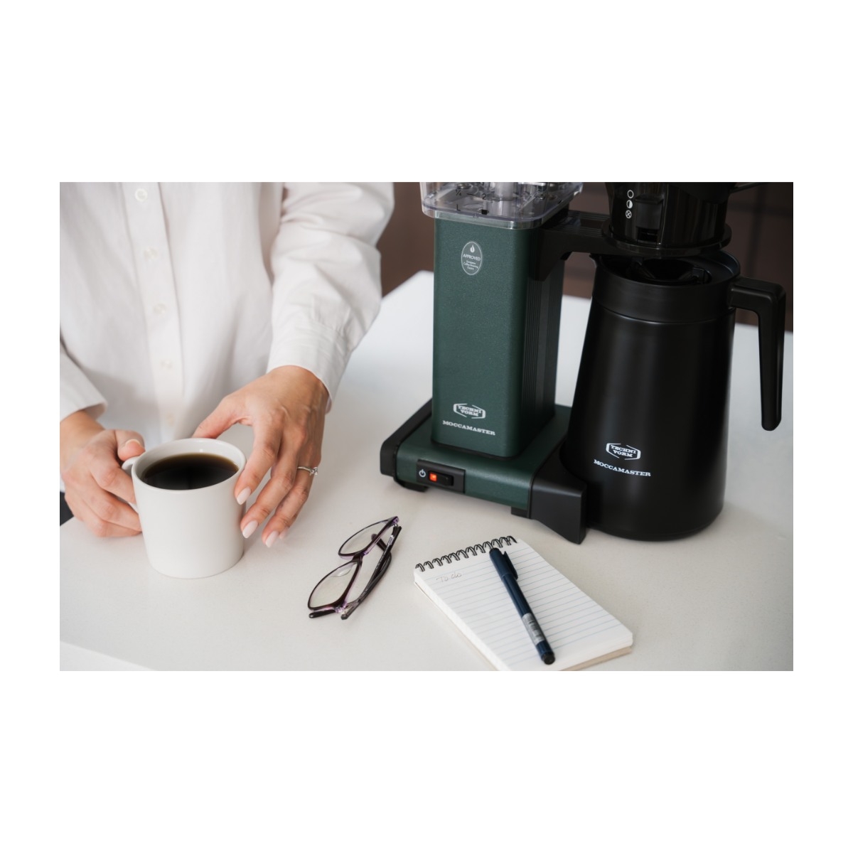 Moccamaster Manual Thermo kaffemaskine, Forest Green billede 9