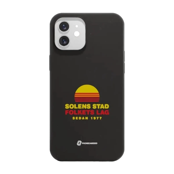 Phonecases3D iPhone 12 Luleå HF kompostoituva suojakuori, musta