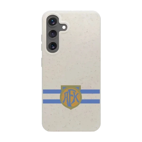 Phonecases3D Samsung Galaxy S25+ Aalesunds FK kompostoituva suojakuori, valkoinen