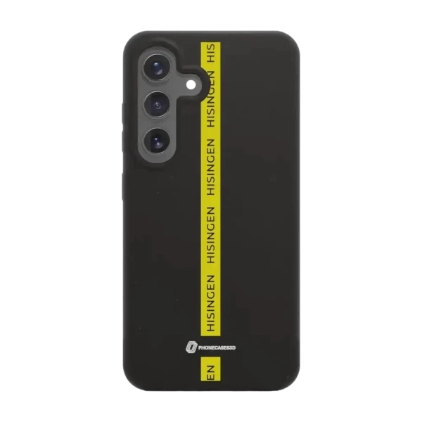 Phonecases3D Samsung Galaxy S25 BK Häcken kompostoituva suojakuori, musta
