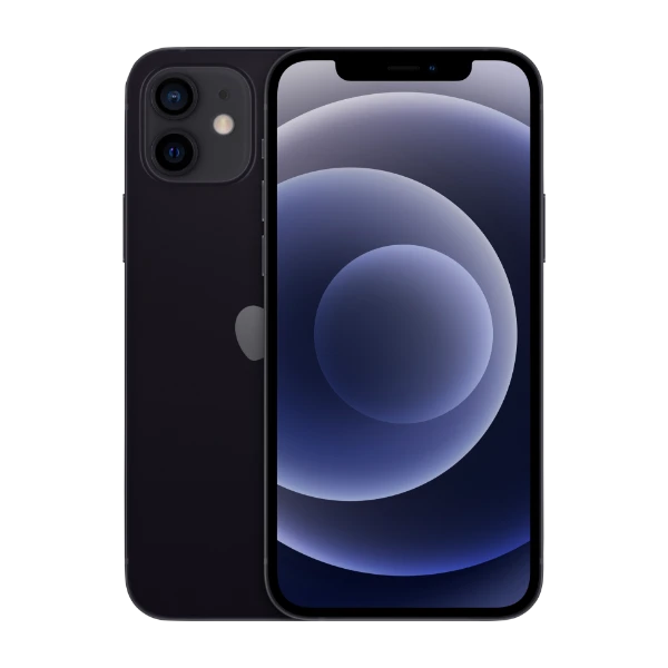 Apple iPhone 12 64 GB, svart