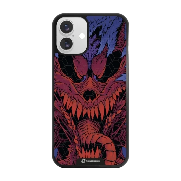 Phonecases3D iPhone 16 Plus Urban Pixel -3D suojakuori, musta
