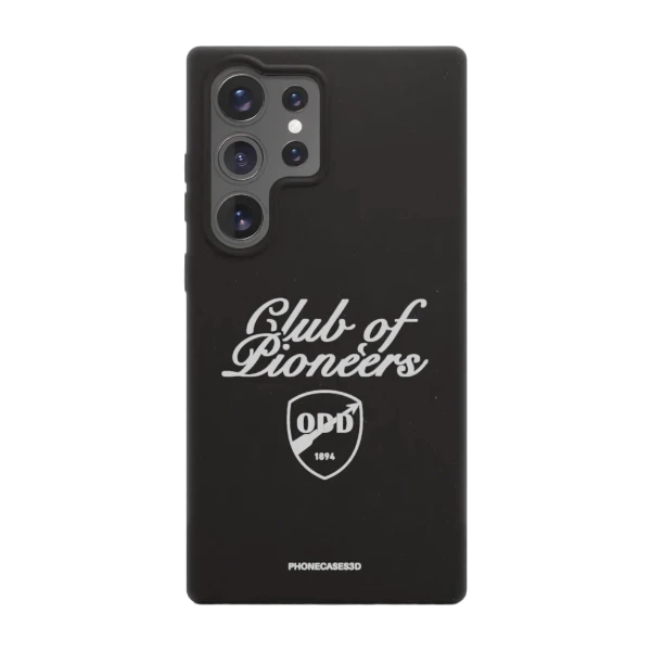 Phonecases3D Samsung Galaxy S25 Ultra Odds Ballklubb kompostoituva suojakuori, musta