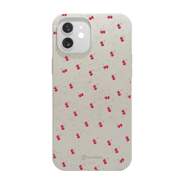 Phonecases3D iPhone 12 Martine Halvorsen kompostoituva suojakuori, valkoinen