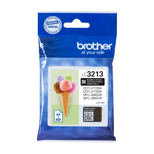 Brother LC-3213BK mustekasetti alkuperäinen Korkea (Xl) värintuotto, musta