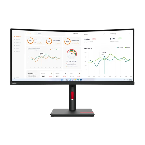 Lenovo T34W-30 34" UWQHD skærm - Power.dk