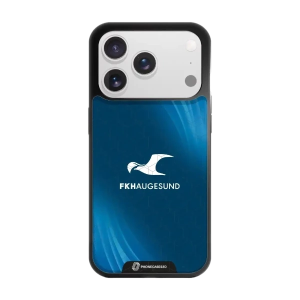 Phonecases3D iPhone 17 Pro Max FK Haugesund -3D suojakuori, musta