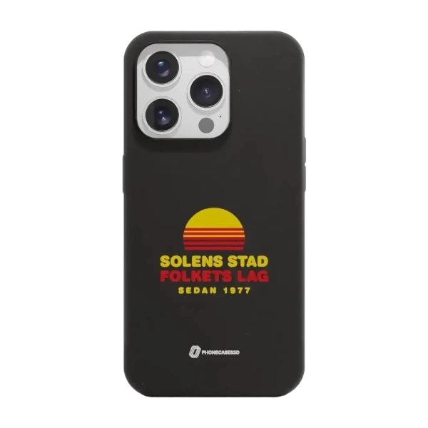Phonecases3D iPhone 15 Pro Luleå HF kompostoituva suojakuori, musta