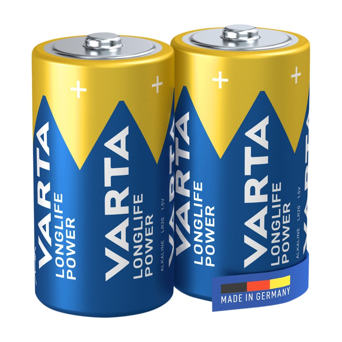 VARTA Longlife Power C-batteri, 2 stk