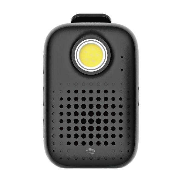FEEL TREK Bluetooth-høyttaler med lys, svart (Returnert innen 60 dager - Produktet er i orden)