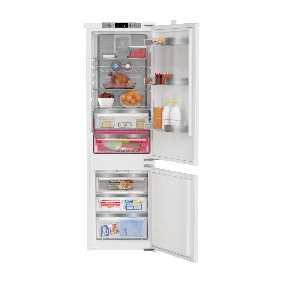 Grundig GKNI 25740 N integreret kølefryseskab billede 4