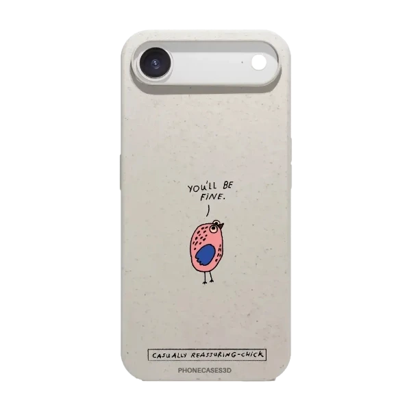 Phonecases3D iPhone Air Maja Säfström kompostoituva suojakuori, valkoinen