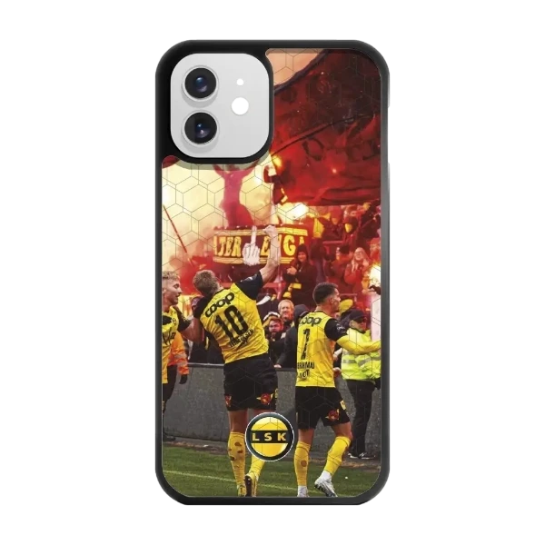 Phonecases3D iPhone 12 Lillestrøm SK -3D suojakuori, musta