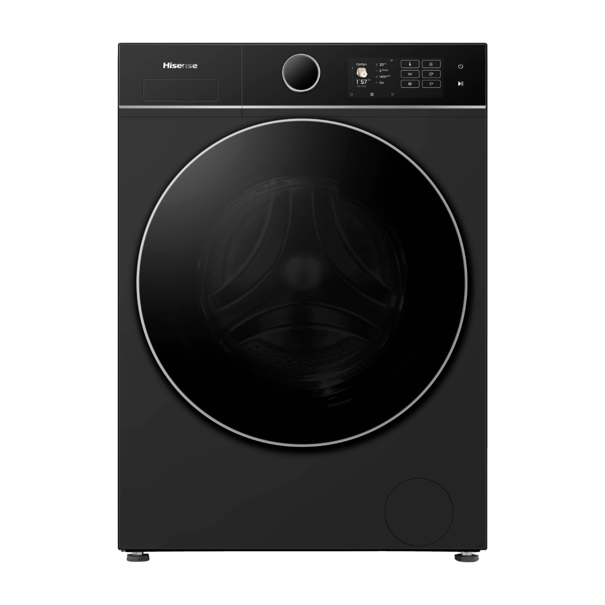 Hisense WD5I1245BBR kombineret vaskemaskine/tørretumbler