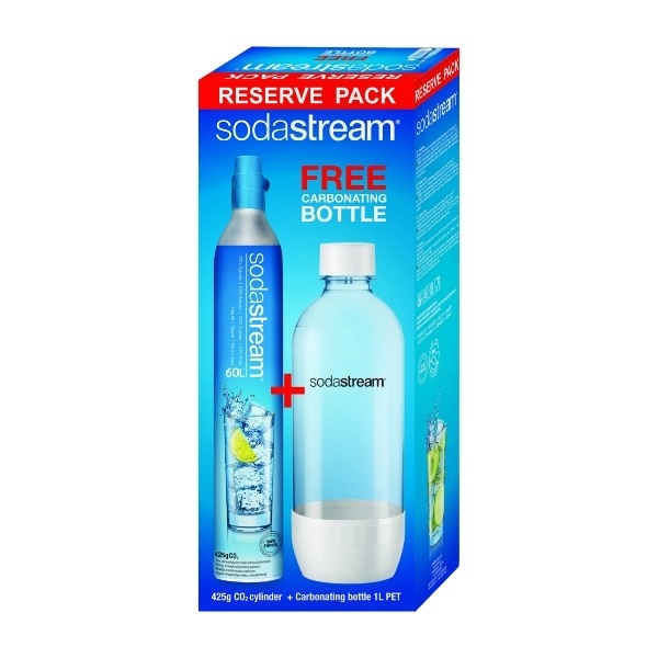 SODASTREAM KULSYREPATRON + FLASKE Punkt1.dk