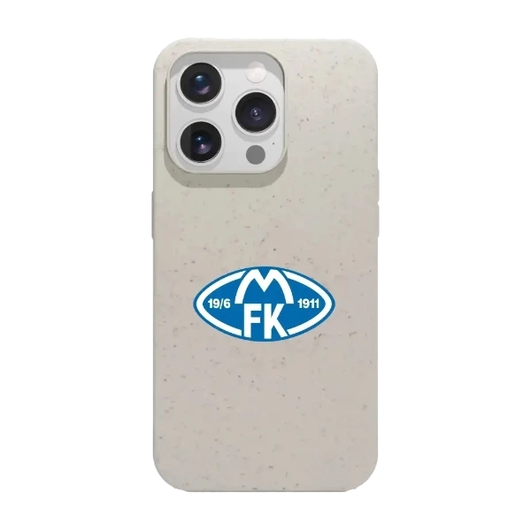 Phonecases3D iPhone 16 Pro Molde FK kompostoituva suojakuori, valkoinen