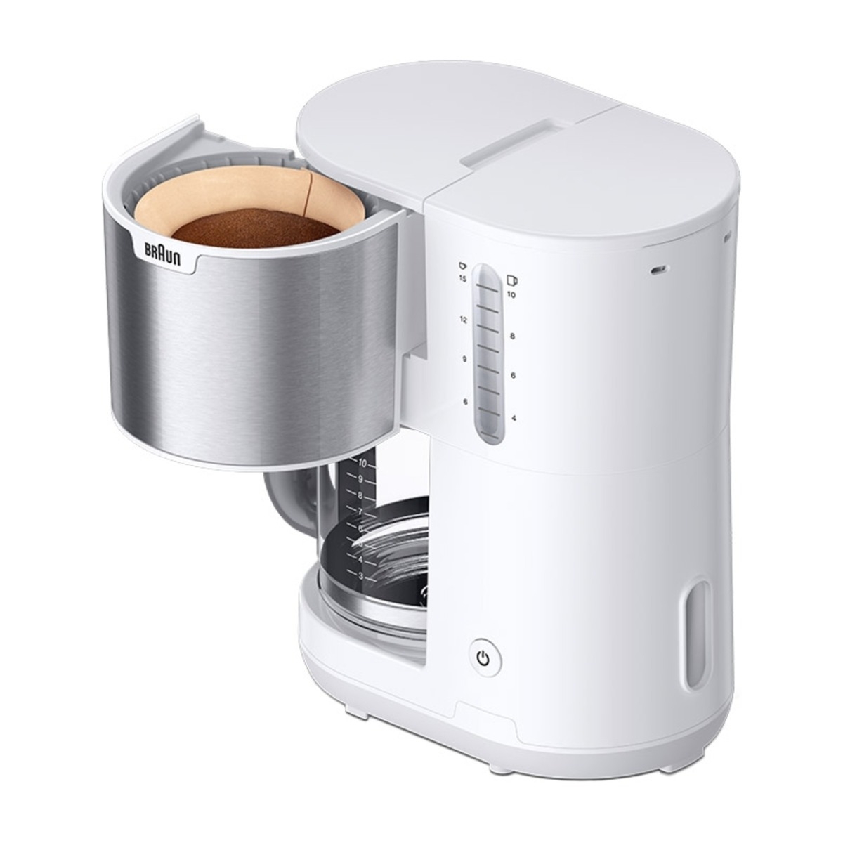 Braun KF1500WH Kaffemaskine billede 2