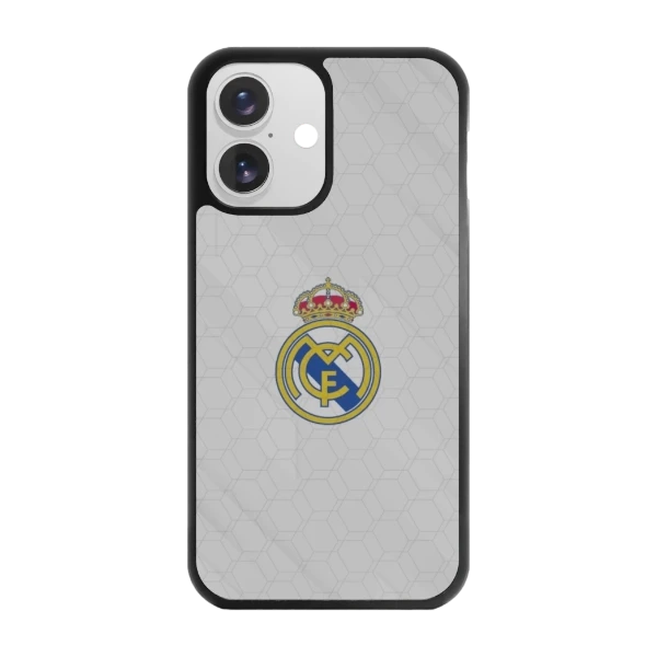 Phonecases3D iPhone 16 Real Madrid -3D suojakuori, musta
