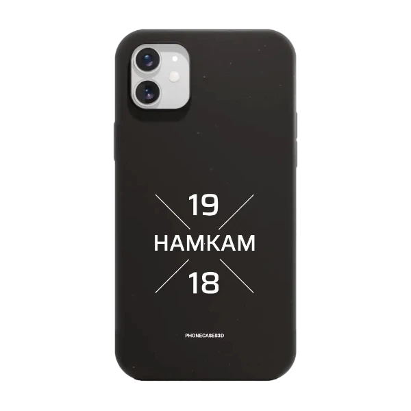 Phonecases3D iPhone 11 HamKam kompostoituva suojakuori, musta