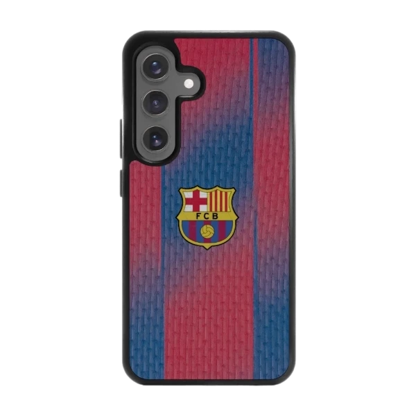 Phonecases3D Samsung Galaxy S25 FC Barcelona -3D suojakuori, musta