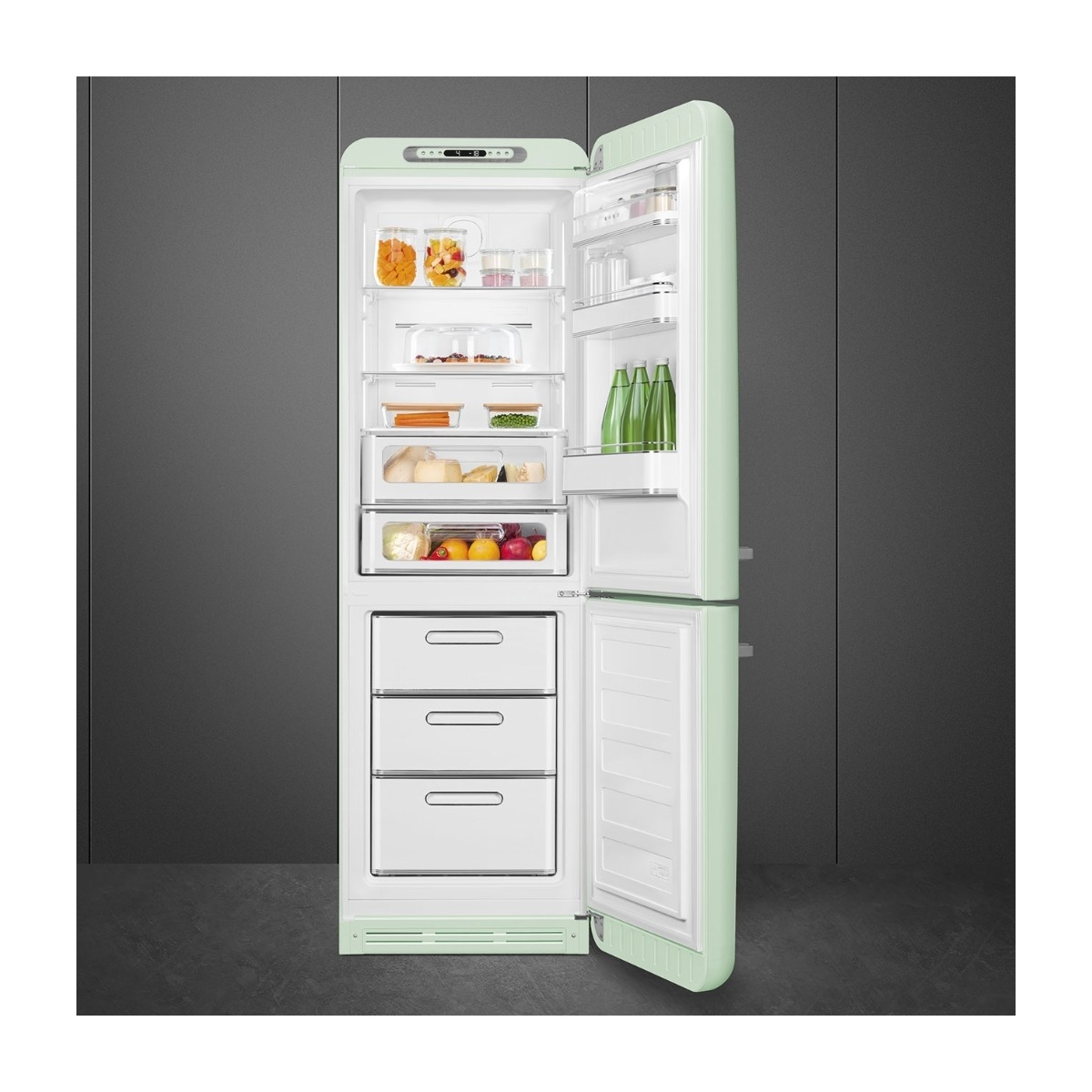 Smeg 50's Style FAB32RPG6 kølefryseskab billede 5