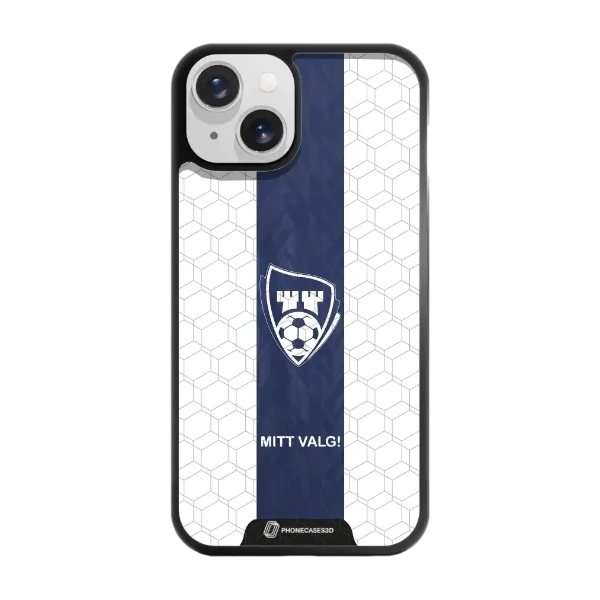 Phonecases3D iPhone 14 Sarpsborg 08 -3D suojakuori, musta