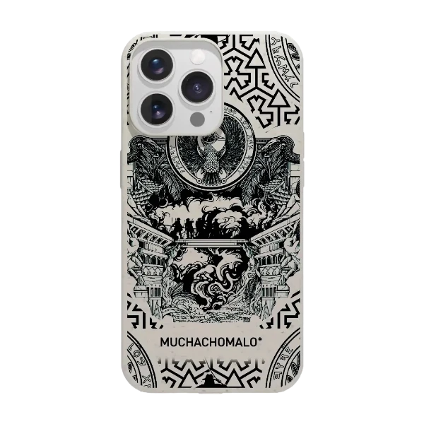 Phonecases3D iPhone 13 Pro Muchacho Malo kompostoituva suojakuori, valkoinen