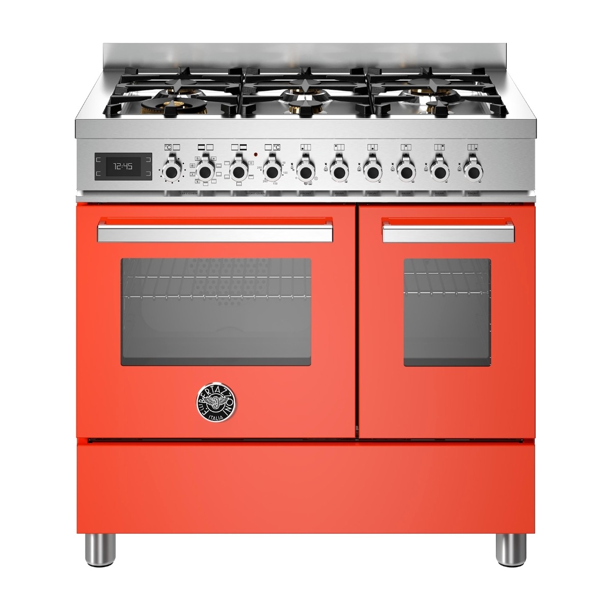 Bertazzoni Professional Series PRO96L2EART gaskomfur, arancio