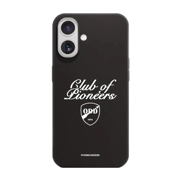 Phonecases3D iPhone 17 Odds Ballklubb kompostoituva suojakuori, musta