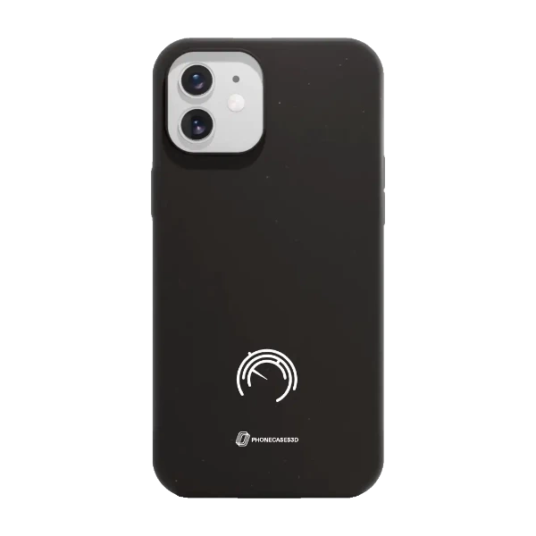 Phonecases3D iPhone 12 Norges Motorsportforbund kompostoituva suojakuori, musta
