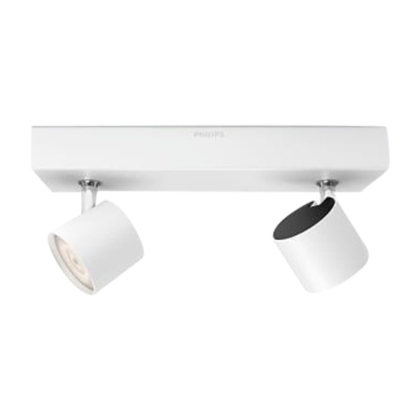 Philips Star LED spotlys 2X4.5W, hvit