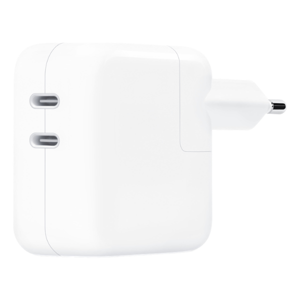 Apple 35W strømforsyning med to USB-C porte