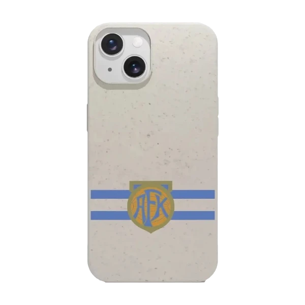 Phonecases3D iPhone 15 Aalesunds FK kompostoituva suojakuori, valkoinen