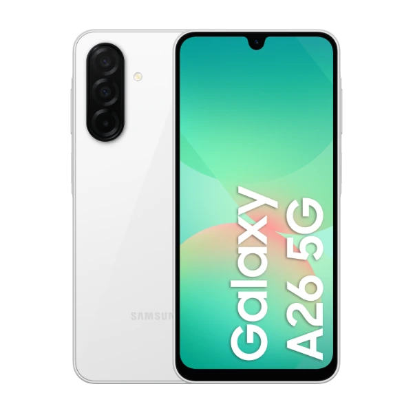Samsung Galaxy A26 5G 128 GB, hvit