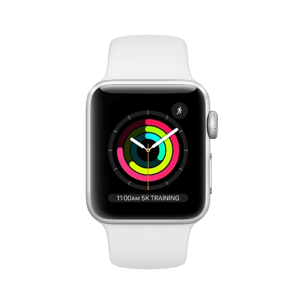 Apple Series 3 Silver 38 mm Smart top Watch