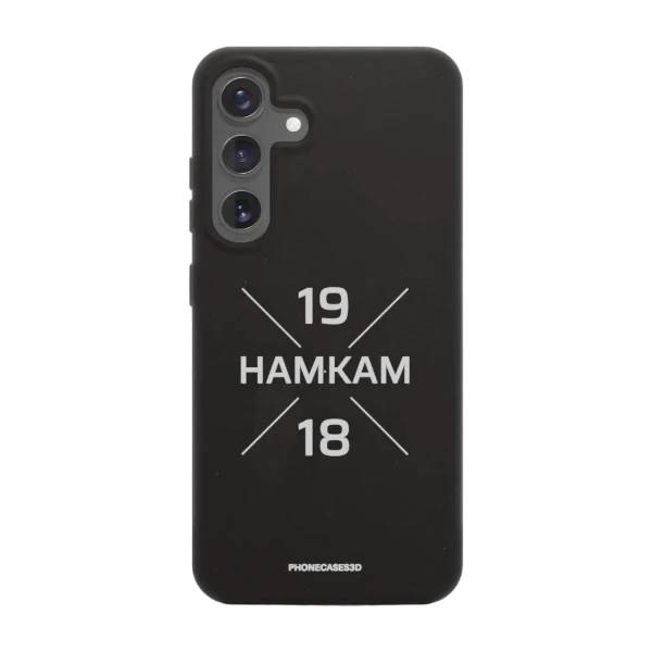 Phonecases3D Samsung Galaxy S25+ HamKam kompostoituva suojakuori, musta