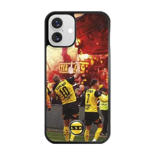 Phonecases3D iPhone 16 Plus Lillestrøm SK -3D suojakuori, musta
