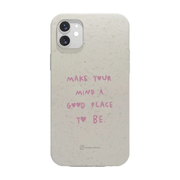 Phonecases3D iPhone 11 Martine Halvorsen kompostoituva suojakuori, valkoinen