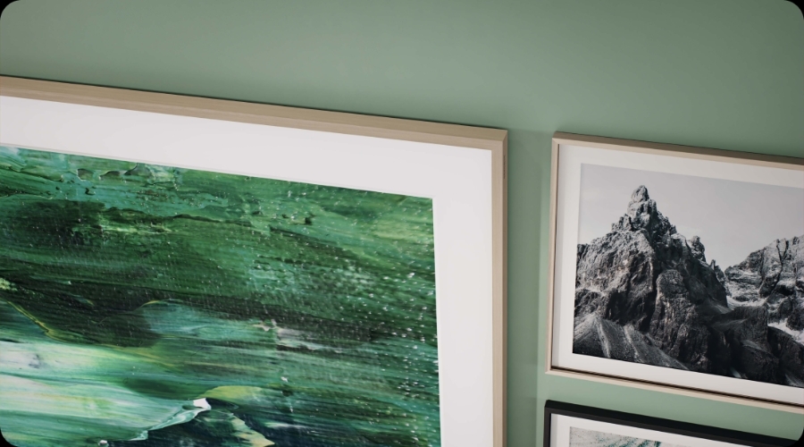 Samsung 65" The Frame 2023 4K QLED TV TQ65LS03BGUXXC Power.se